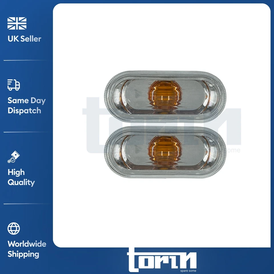 2x Repetidores de luces indicadoras laterales izquierda y derecha para Seat Ibiza León 6L0949117A Foto 1 de 4