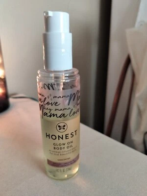Body Oil Glow On  4.2 oz   Honest Mama Love Unscented*READ* - Image 1 of 3