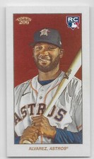 2020 Topps 206 #16 Yordan Alvarez RC Houston Astros