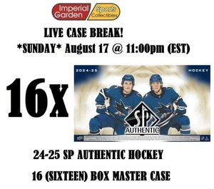 24-25 SP AUTHENTIC HOCKEY 16 BOX CASE BREAK #5350- New York Rangers - Picture 1 of 3
