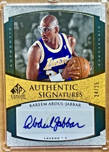 KAREEM ABDUL-JABBAR 2005-06 SP Signatures AUTHENTIC SIGNATURES Gold 24/25 LAKERS - Bild 1 von 1