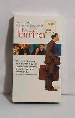 The Terminal VHS Dreamworks 2004 Tom Hanks Catherine Zeta-Jones SEALED - Image 1 of 4