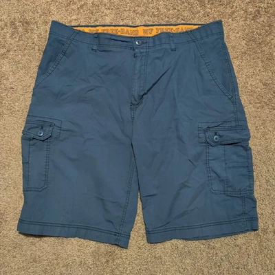 Pantalones cortos cargo Wear First para hombre talla 42 * Se adapta a 40 * Ripstop azul marino * defectos * Foto 1 de 4