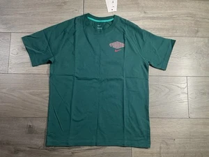 Nike Liverpool FC YNWA Travel T-Shirt Green Loose Fit Size Large New DJ9707-375 - Picture 1 of 11