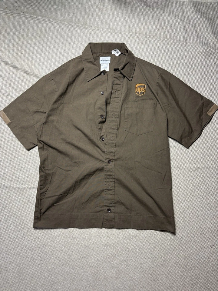 Wear Guard UPS United Parcel Service Hombres Polo Uniforme Talla Mediana Foto 1 de 4