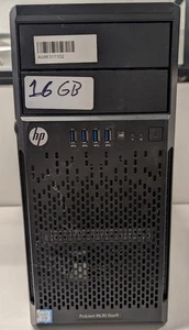 HP ProLiant ML30 GEN9 Intel Xeon E3-1220 v5 @ 3.00GHz, 16GB Ram, NO HDD's, NO OS - Picture 1 of 5