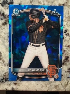 2025 BOWMAN CHROME SAPPHIRE PROSPECT 1st CARD GIANTS BO DAVIDSON #BCP-206 - Picture 1 of 1