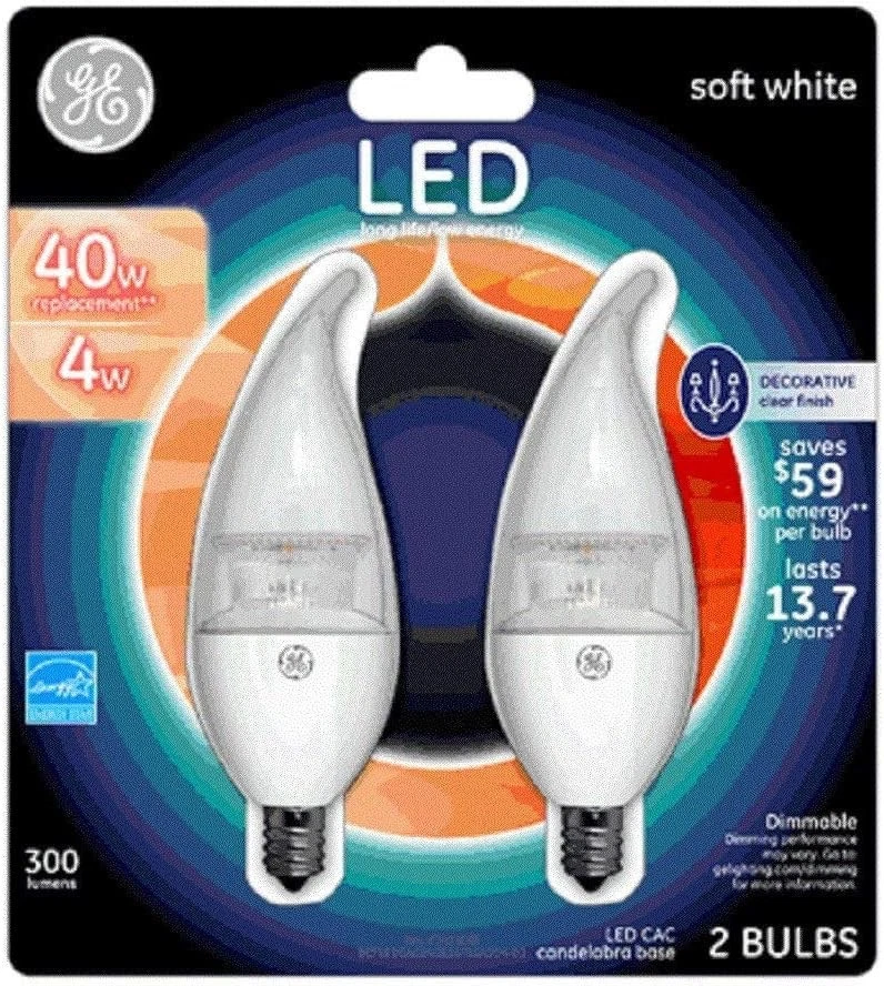 Декоративные светодиодные лампы Generalelectric 34716, 4 Вт, 1 фунт - Изображение 1 из 1