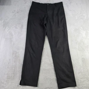 Puma Golf Pants Mens Sz 28x30 Black Performance Polyester Chino Khaki - Picture 1 of 8