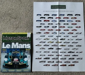 MotorSport Magazine Le Mans 2025 Preview June 2025 6/25 Including Poster - Picture 1 of 2