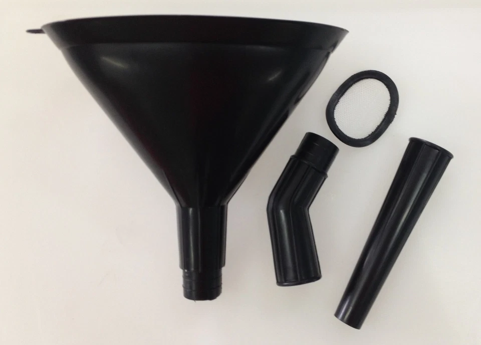 New Plastic 3 piece Funnel with Strainer - image 1 of 1