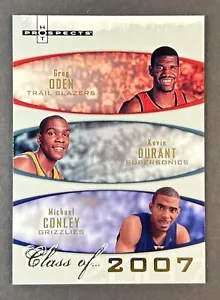 2007 Fleer Hot Prospects Class of Kevin Durant Mike Conley Oden Rookie /2007 - Picture 1 of 2