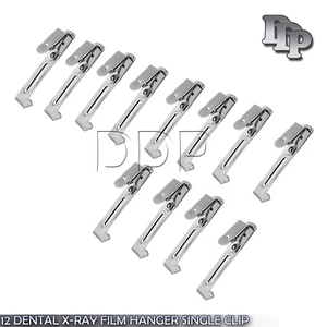 Dental X-Ray Film Hanger 1 Single Clip Dentist Tools Instruments 12 Pieces - Picture 1 of 3