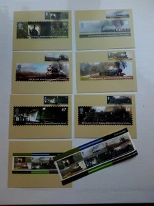 6 1ST DAY COVER CARDS +UNUSED MINISHEET AND CARD 2004 PHQ260 CLASSIC LOCOMOTIVES - Picture 1 of 4