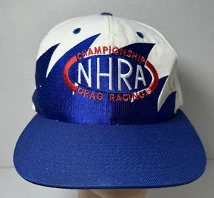 Vintage NHRA Championship Drag Racing Hat Shark Tooth Rare Sport Service - Picture 1 of 9