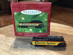 Hallmark Keepsake Ornament Lionel Tender Chessie Steam Special Train 2001 Vintag - Picture 1 of 2