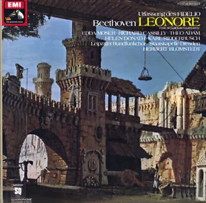 BEETHOVEN Leonore POLSTER ADAM MOSER BLOMSTEDT EMI C157-2853 NM 3LP Box QUADRO - Picture 1 of 3
