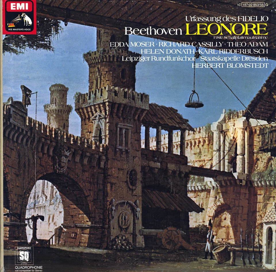 BEETHOVEN Leonore POLSTER ADAM MOSER BLOMSTEDT EMI C157-2853 NM 3LP Box QUADRO - Image 1 of 3