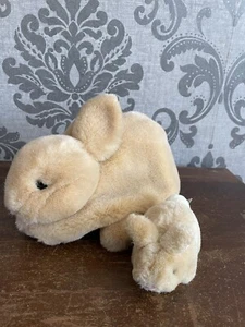 Vintage Caltoy Softsheen Mama & Baby Bunny Plush Zipper Pouch Set Beige Rabbit - Picture 1 of 19
