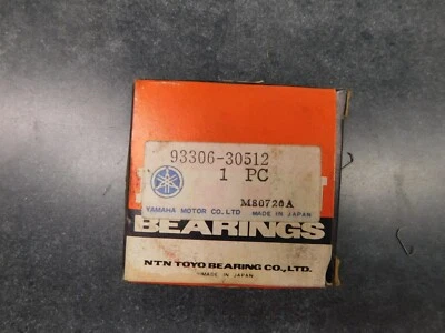1975 Yamaha DT250 Bearing NOS 93306-30512 2330  - Image 1 of 4