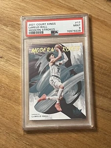 LaMelo Ball - 2021-22 Court Kings Modern Strokes Insert #17 PSA 9 MINT - Picture 1 of 2