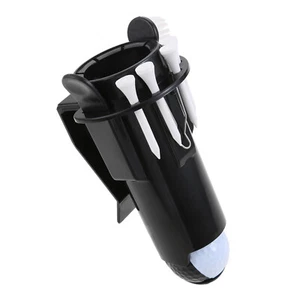 New Storage Golf Ball Tee Holder with 4pcs Golf Tees & 1 Brush Golf Divot Tool - Picture 1 of 8
