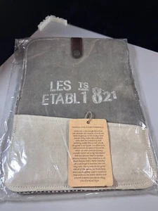 Mona B Military-Style Tablet Sleeve – 9" x 12" – Distressed Look – Recycled New - Picture 1 of 8