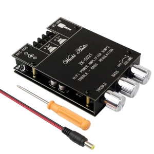 100W TPA3116 Bluetooth 5.0 Digital Stereo HIFI Audio Amplifier Board Bass 50W*2 - Picture 1 of 8