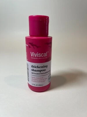 Viviscal Thickening Shampoo w/ Biotin & Keratin Travel Size 1.7 fl oz | 50ml New - Image 1 of 4