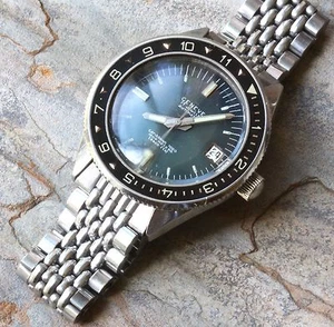 Correa de reloj Beads of Rice vintage modificada para Jenny Caribbean 702 o Triple Safe - Imagen 1 de 12
