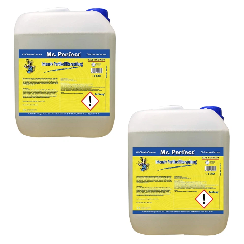 MR. PERFECT Mr.Perfect® Intensiv Diesel Partikelfilterspülung 2x5L - Partikelfilterreiniger