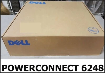 New Sealed- DELL POWERCONNECT 6248 48-PORT GIGABIT ETHERNET LAYERE 3 SWITCH - Image 1 of 2