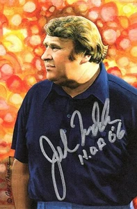 John Madden Signed & Inscribed "HOF 2006" GLA Goal Line Art, w/JSA COA # 2 - Picture 1 of 3