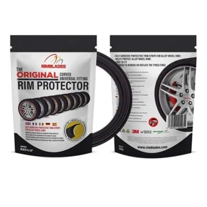 Rimblades ORIGINAL NUEVO 2024 protección de llanta anillos de llanta Rim Guard Ringz NEGRO - Imagen 1 de 12