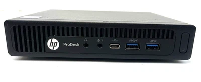 HP ProDesk 600 G2 Mini PC. i3-6300T@3.30GHz. 8GB RAM, 256GB SSD. Win 10 Pro - Image 1 of 4