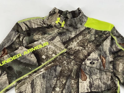 Under Armour Shirt Medium Mens Realtree Camo Hunting Compression Scent Control - Image 1 of 4
