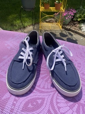 Reef Navy Lace Up Deckhand Boat Shoes Size 9 - Image 1 of 4