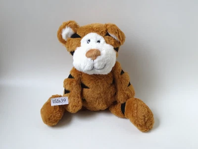 Nordmade Tiger Katze braun schwarz Schlenker dm Stofftier Plüschtier (T178) - Bild 1 von 4