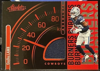 2022 Panini Absolute - Absolute Burners - CeeDee Lamb #AB-5 - jersey card - Image 1 of 2