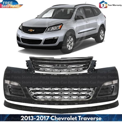 Front Bumper Cover Fascia & Grille Assembly For 2013-2017 Chevrolet Traverse Foto 1 de 4
