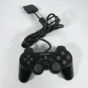 Sony PlayStation Analog Controller SCPH-1010 Black Wired Untested - Picture 1 of 9