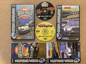 Sega Saturn Sega Rally & Touring Car Championship Game Duo COMPLETE PAL 3D Racer