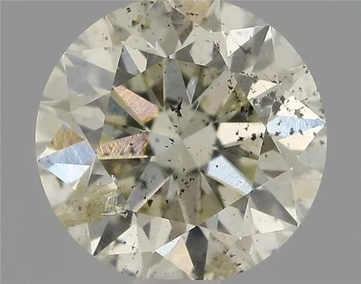 IGI Certified 0.92 Ct 100% Natural Diamond 5 mm Size Loose Round L/I1 Clarity - Image 1 of 4