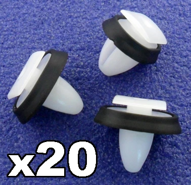 20x Fiat Ducato Exterior Side Moulding Rub Bumpstrip / Lower Door Trim Clips - Image 1 of 1