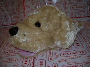 AURORA PLUSH PUG DOG HAND PUPPET Stuffed Animal Puppy Toy LOVELY CUTE & RARE - Picture 1 of 6