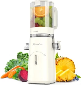 Elegant Cold Press Masticating Juicer - 5" Chute, Easy Cleaning, Nutrient-Rich - Picture 1 of 10