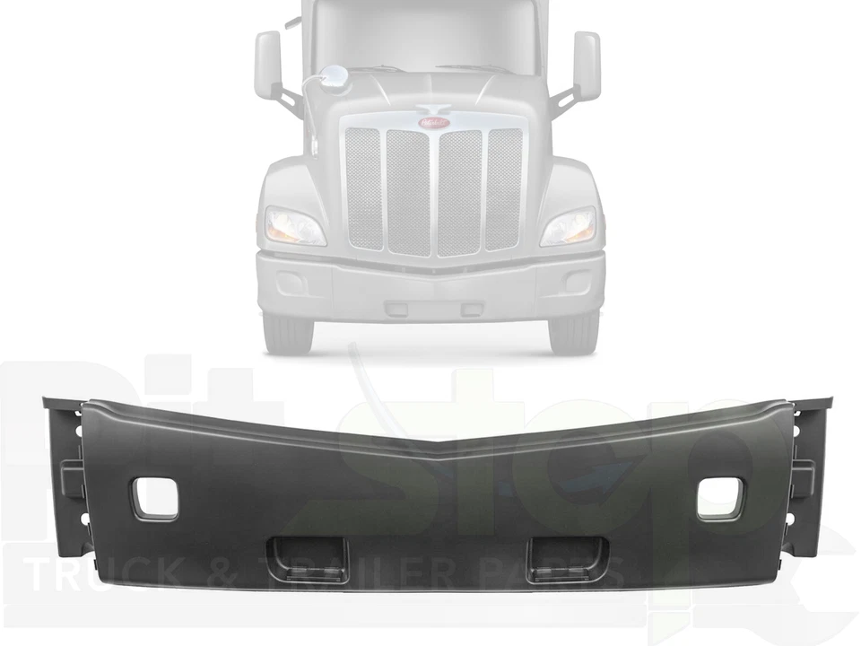 Peterbilt 579 Old Gen Body Style 2013-2021 Center Middle Bumper With Tow Hooks Foto 1 de 2