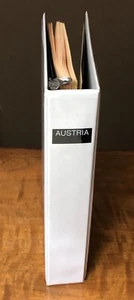 Österreich Album - Briefmarkensammlung / 315 Briefmarken / Albumseiten / Mappe - Bild 1 von 15