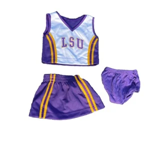 LSU Tigers Cheerleader Uniform Outfit SZ 18M Toddler Louisiana Football Costume - Picture 1 of 9