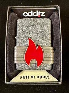 Z Zippo 2022 Red Vintage Wrap Red Flame 29663 - Picture 1 of 4